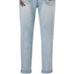 Vintage Bleach Distressed Boyfriend Jeans