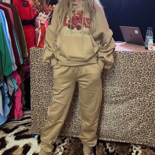 Super Cosy LOVE Bear Lounge Set