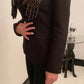 Veronica Limited Edition Blazer With 3D Padded Swarovski Alternative Crystal Hands