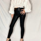 Angelic White Frill Cropped Long Sleeve Blouse